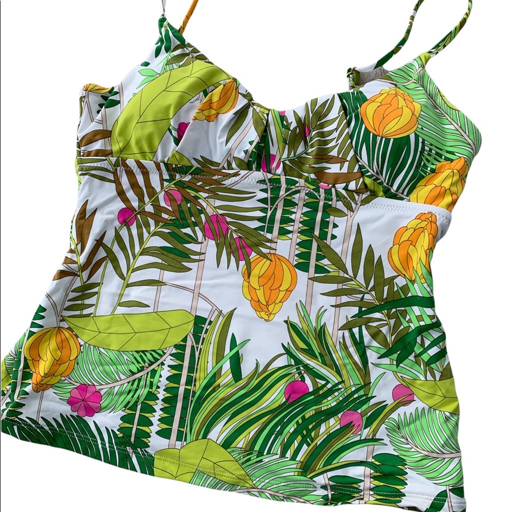 Trina Turk It's Bananas Tankini Swim Top Retail 100$, size 6 NEW WITHOUT TAGS - Picture 4 of 7